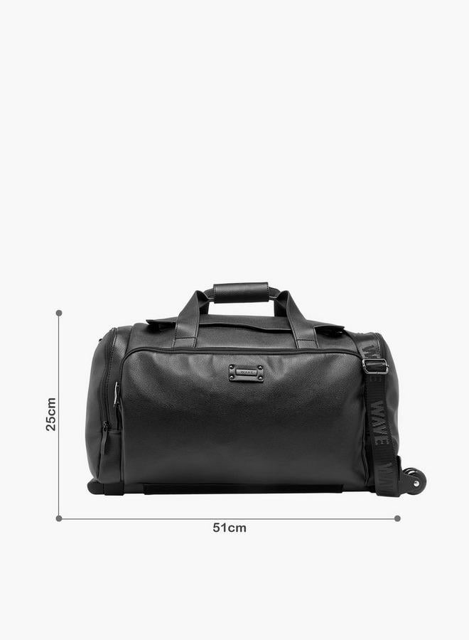 Wave Textured Softcase Trolley Bag With Retractable Handle - Image 2